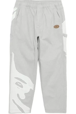A Bathing Ape Moonface-logo jeans