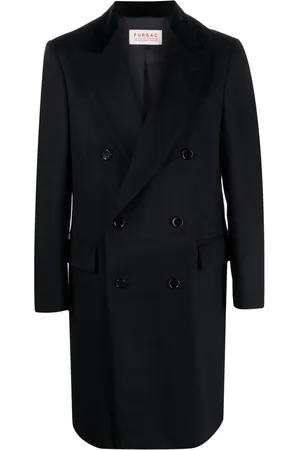 Fursac Double-breasted virgin wool coat