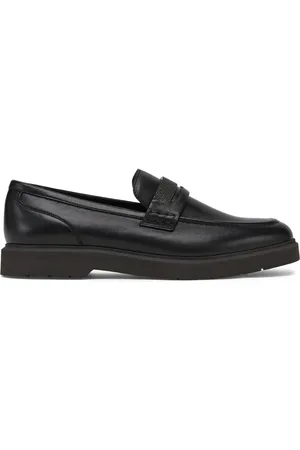 Brunello Cucinelli Crystal-embellished leather loafers