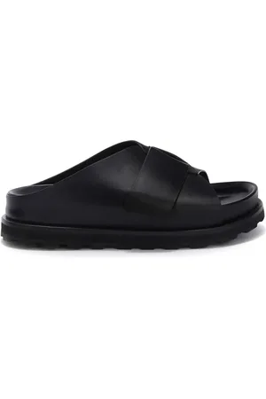 Jil Sander Platform leather slides
