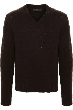 Prada Cashmere V-neck sweater