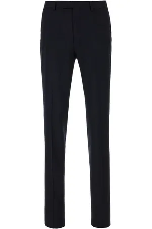 Ermenegildo Zegna Pressed-crease tapered trousers