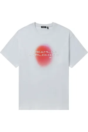 FIVE CM Text-print cotton T-shirt