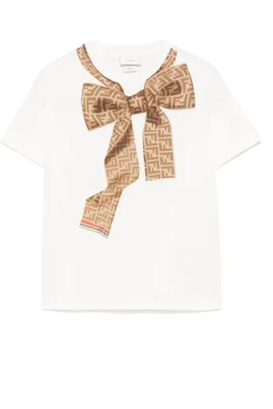 Fendi Bow-detail T-shirt