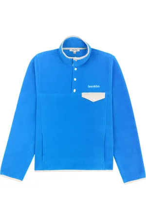 Sporty & Rich Logo-embroidered fleece sweatshirt