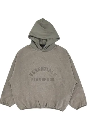FEAR OF GOD Logo lettering patch panelled hoodie