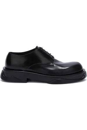Jil Sander Round-toe leather derby shoes