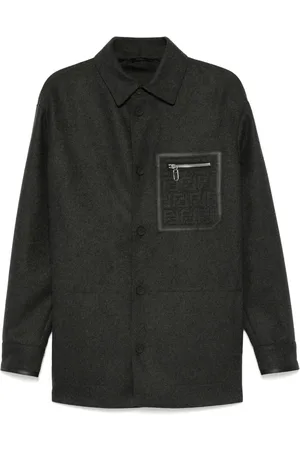 Fendi Felted shirt jacket
