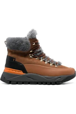 santoni Shearling lining ankle boots