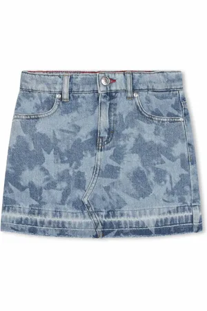 HUGO BOSS Star-print denim miniskirt