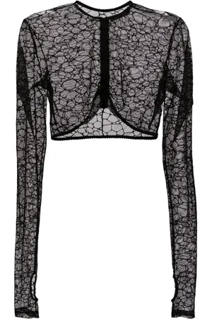 Kiki de Montparnasse Crystalline cropped top