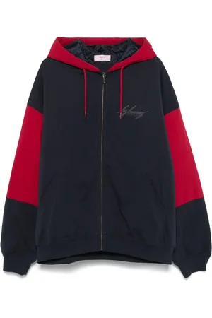 MARTINE ROSE Quilted zip-up hoodie