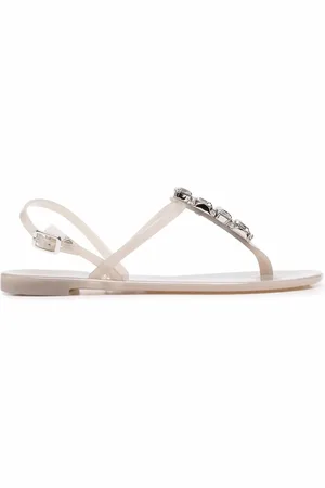 Casadei Crystal-embellished jelly sandals
