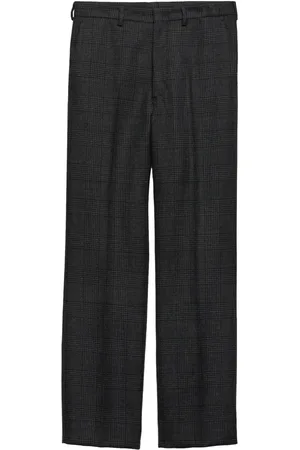 Prada Prince of Wales check trousers