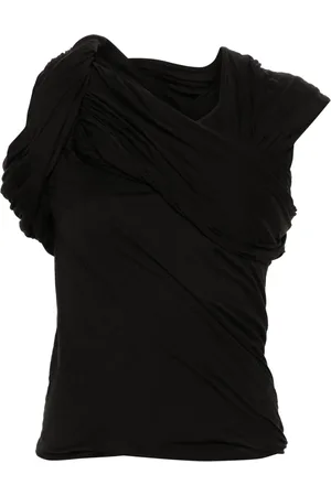 Rick Owens Harness T draped top