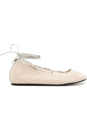 Isabel Marant Belna lace-up ballerina shoes