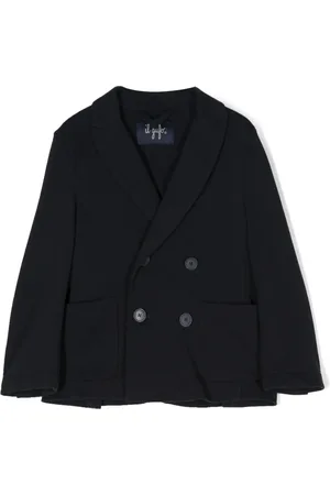 Il gufo Piqu?? double-breasted blazer