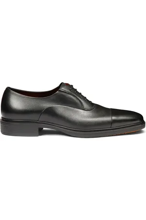santoni Easy leather oxford shoes