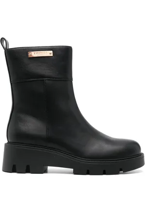 Twin-Set Logo-plaque boots