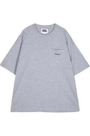 Chocoolate Logo-embroidered cotton T-shirt