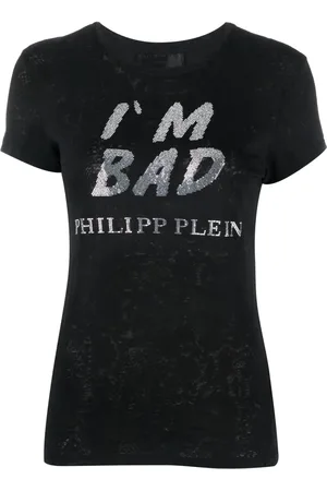 Philipp Plein Logo-print sequin-detail T-shirt