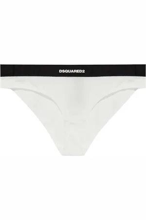Dsquared2 Contrasting logo-print briefs
