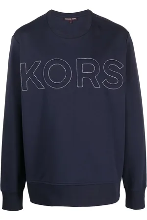 Michael Kors Logo-embossed crew-neck sweatshirt