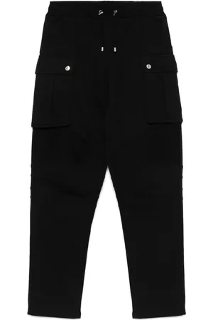 Balmain Ribbed-panel track pants