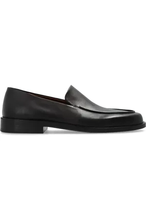 MARSÈLL Almond-toe leather loafers