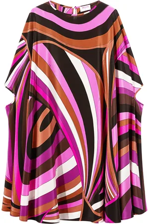 Puccini Iride-print silk kaftan