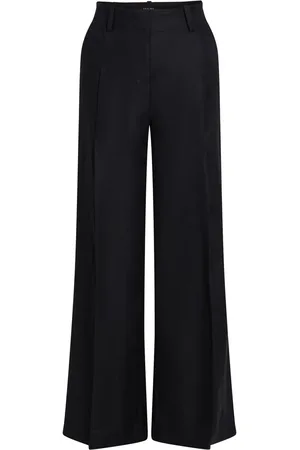 Karl Lagerfeld High-rise wide-leg trousers