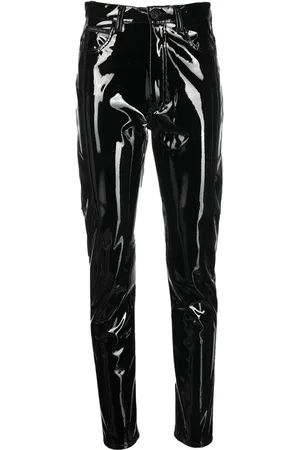 Philipp Plein Super-High waisted biker trousers