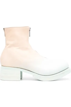 GUIDI Zip-up gradient ankle boots