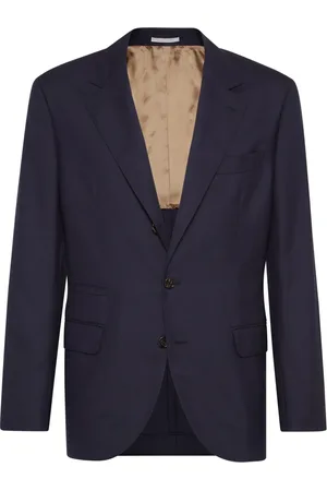 Brunello Cucinelli Single-breasted cashmere blazer
