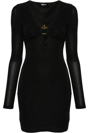 Roberto Cavalli Snake-detail mini dress