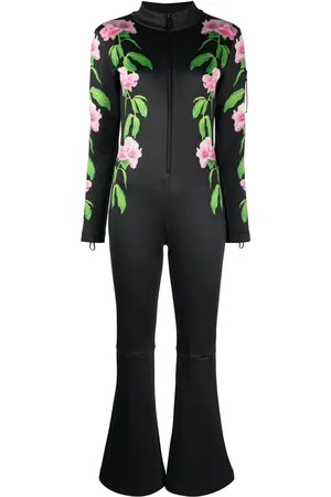 Cynthia Rowley Floral-print flared jumpsuit