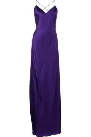 Michelle Mason V-neck silk dress