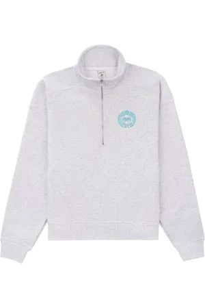 Sporty & Rich Zip-up cotton sweatshirt