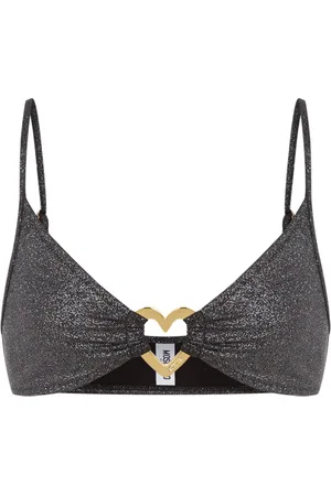 Moschino Lurex bikini top