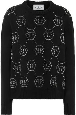 Philipp Plein Crystal-logo jumper