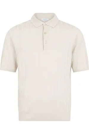 Boglioli Ribbed polo shirt