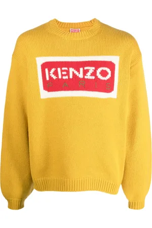 Kenzo Intarsia-knit logo jumper