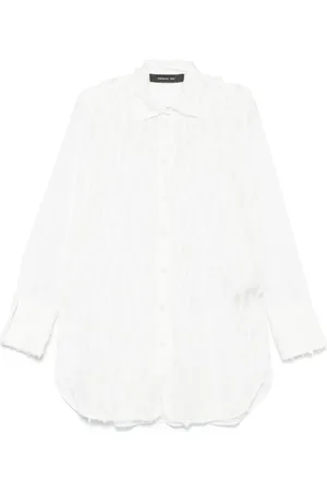 FEDERICA TOSI Fringed-detailed shirt