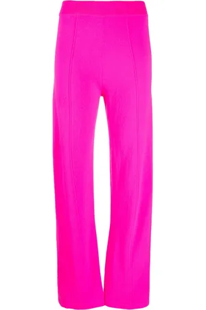 Chinti & Parker Fine-knit wide-leg track pants