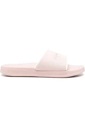 Calvin Klein Logo-embossed slides