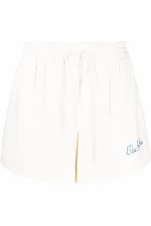 BLUE SKY INN Embroidered logo track shorts