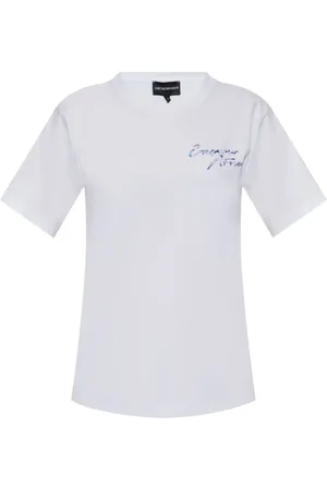 Emporio Armani Logo-embroidered T-shirt