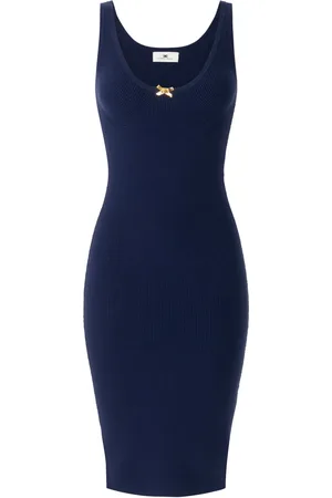 Elisabetta Franchi Knit tulle dress