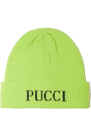PUCCI Junior Logo-intarsia beanie
