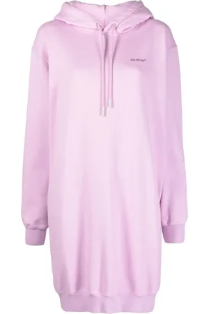 OFF-WHITE Logo-print hooded dress